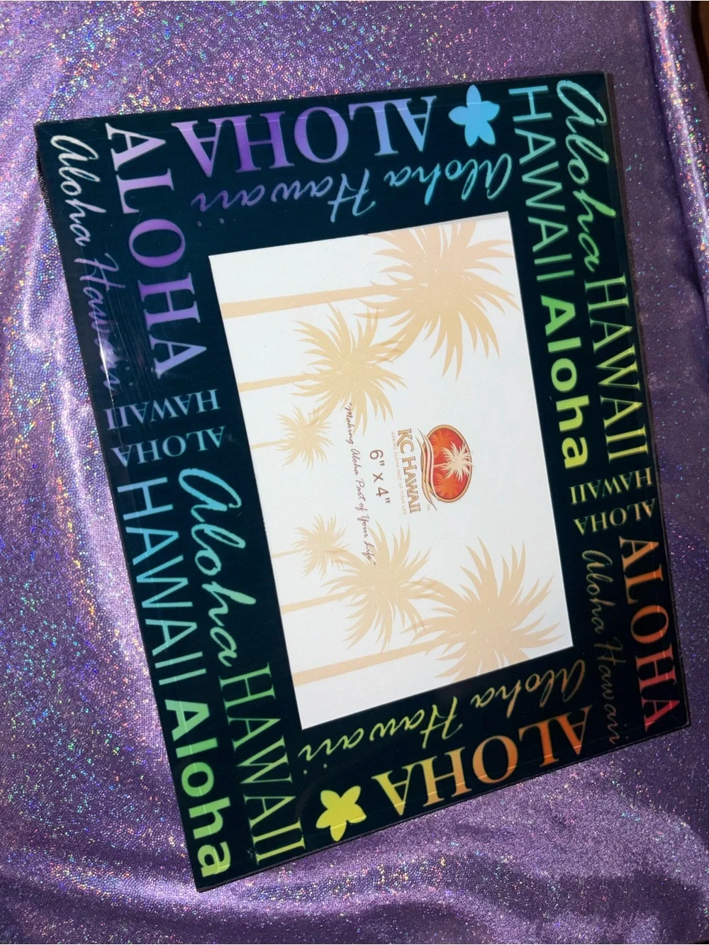 Aloha Hawaii Colorful Photo Frame